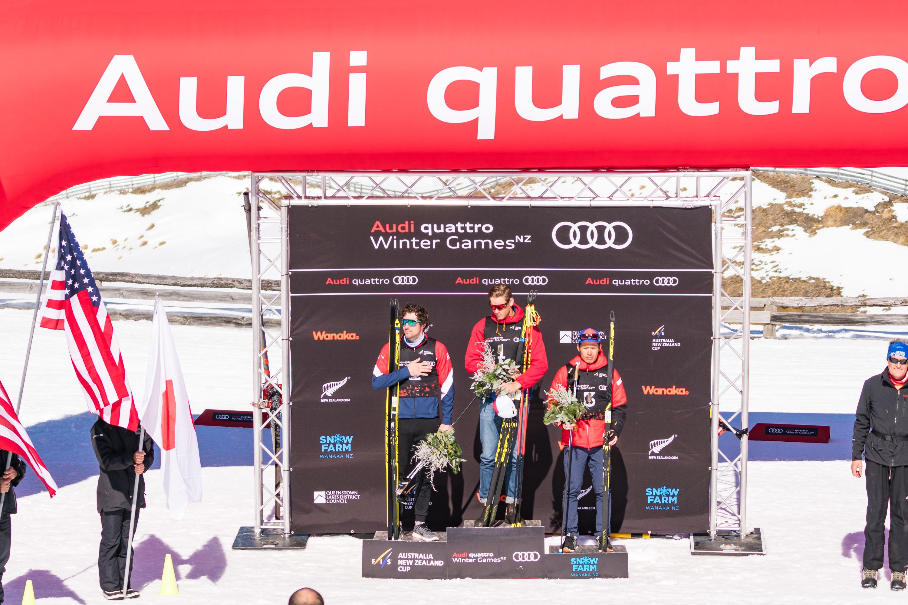 Kevin Bolger won the men’s freestyle sprint at the Winter Games NZ Wednesday