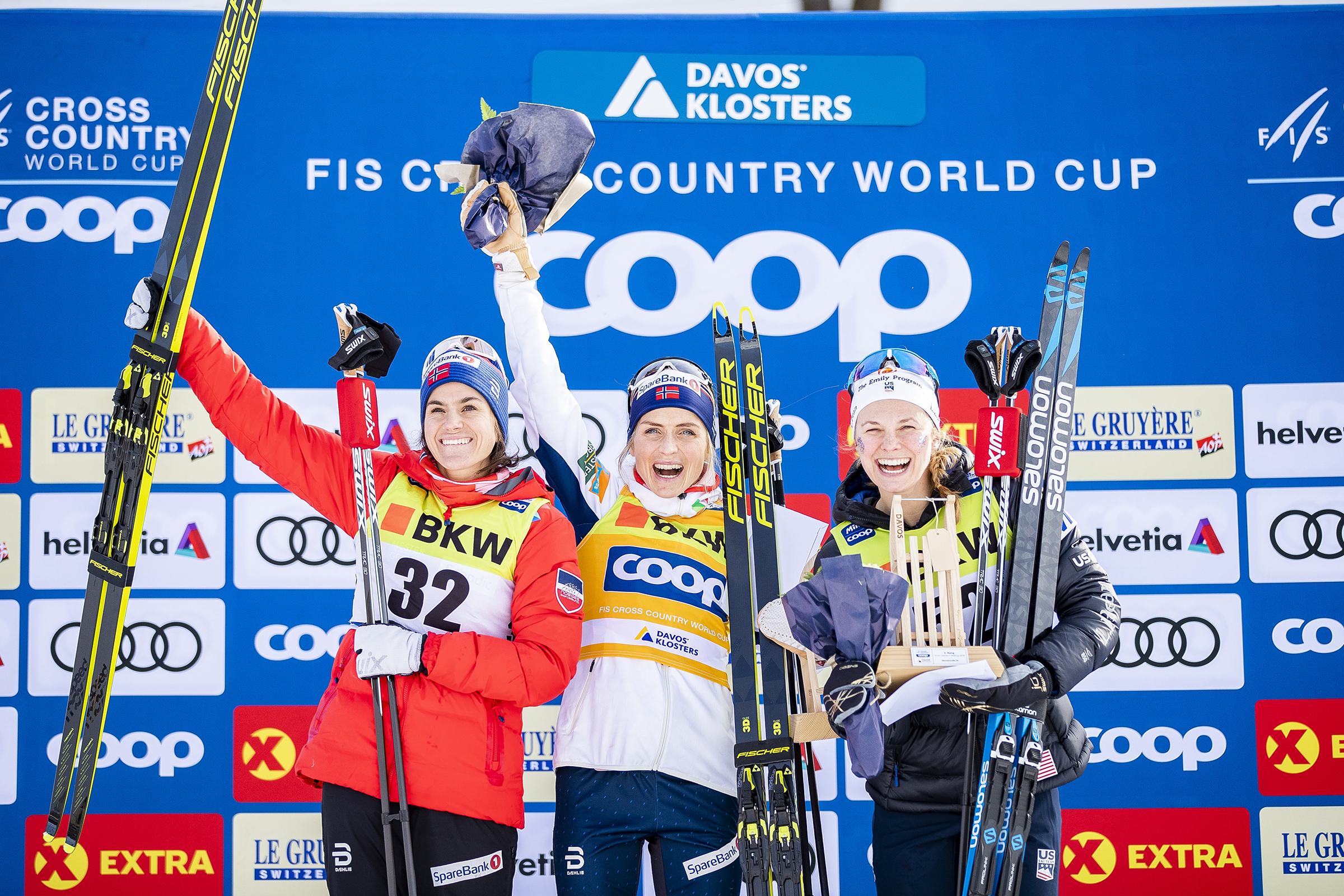 Women's 10k podium