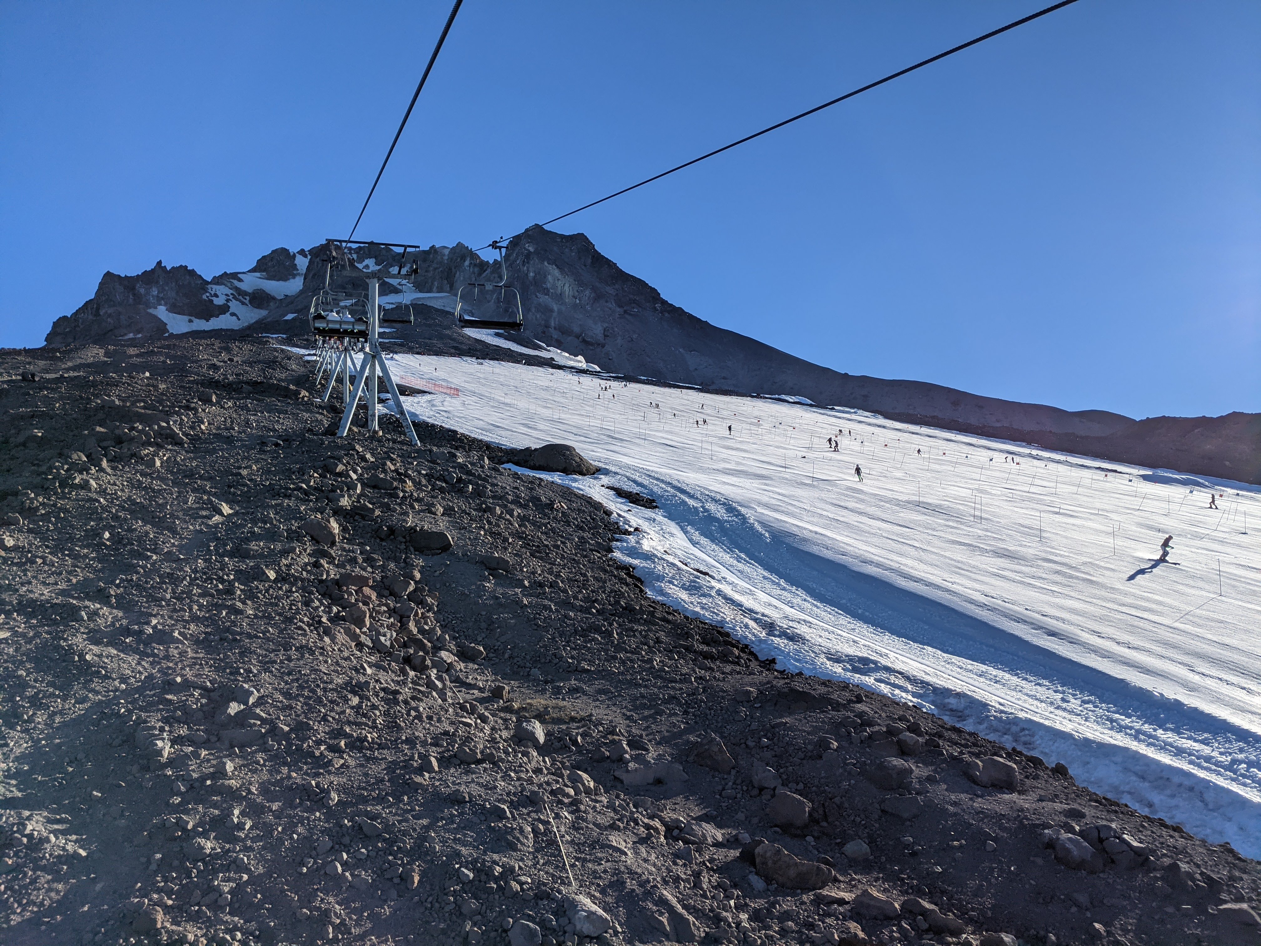 Palmer Glacier Lanes in Summertime