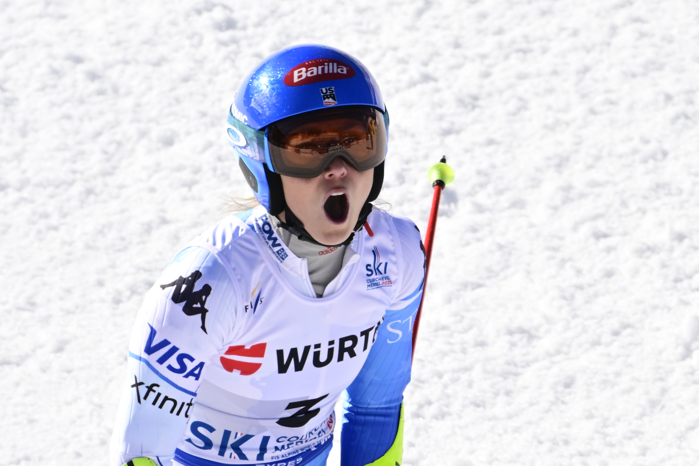 Mikaela Shiffrin Courchevel