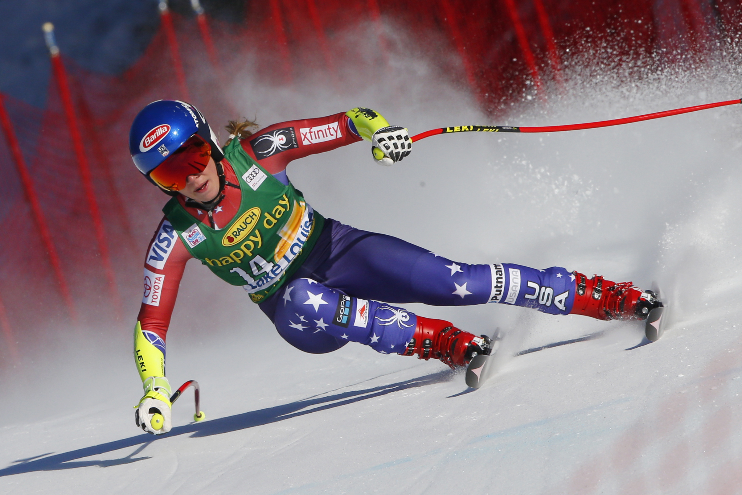 Shiffrin Super G Lake Louise 12-3-17