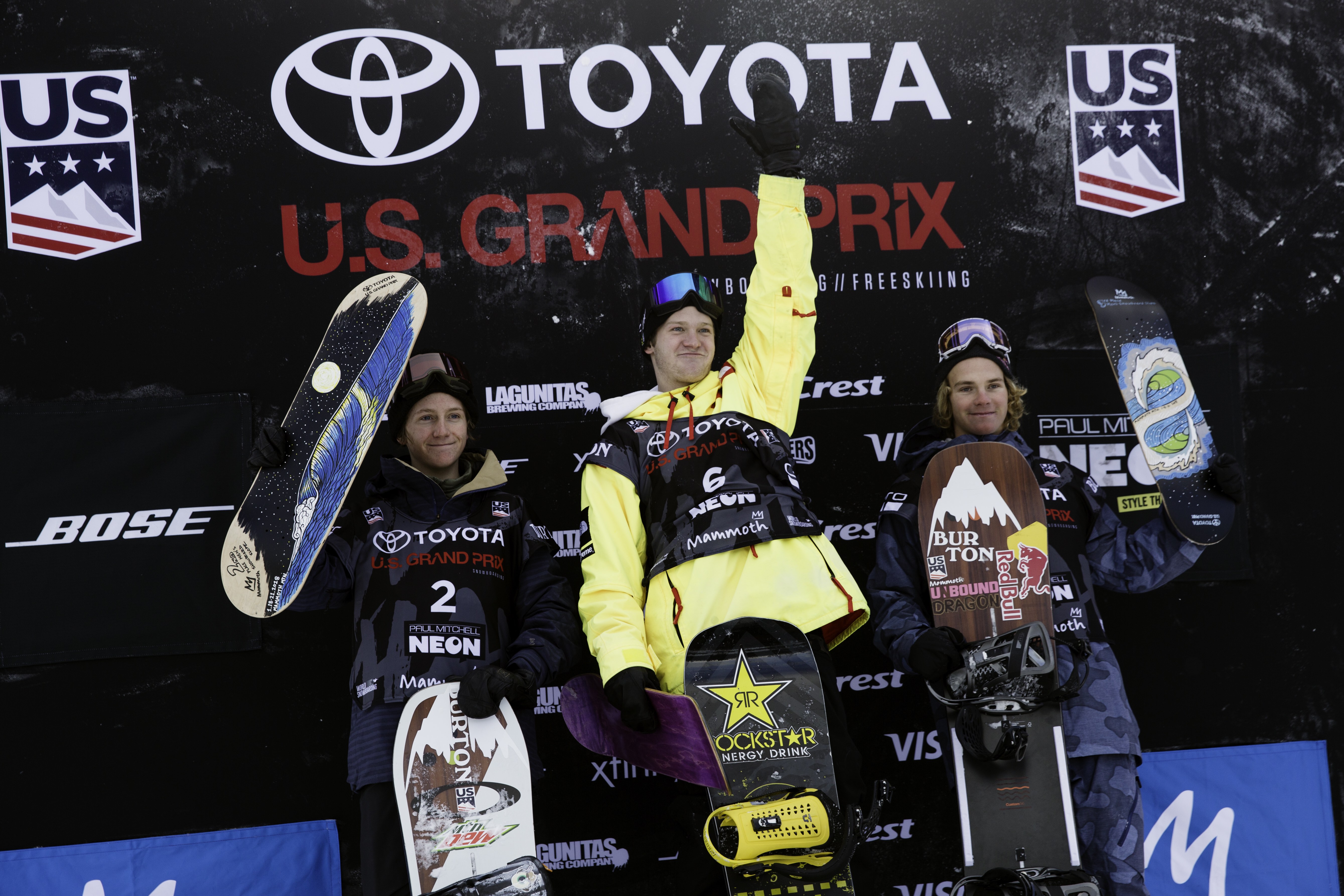 Men's podium