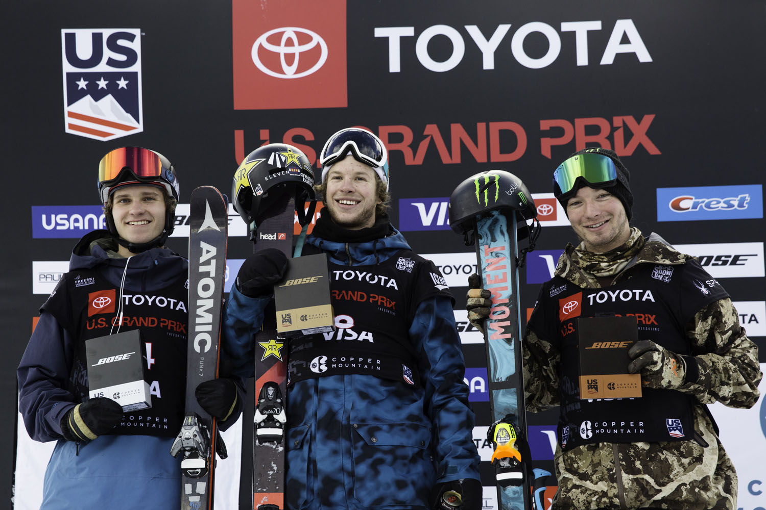 Men's podium