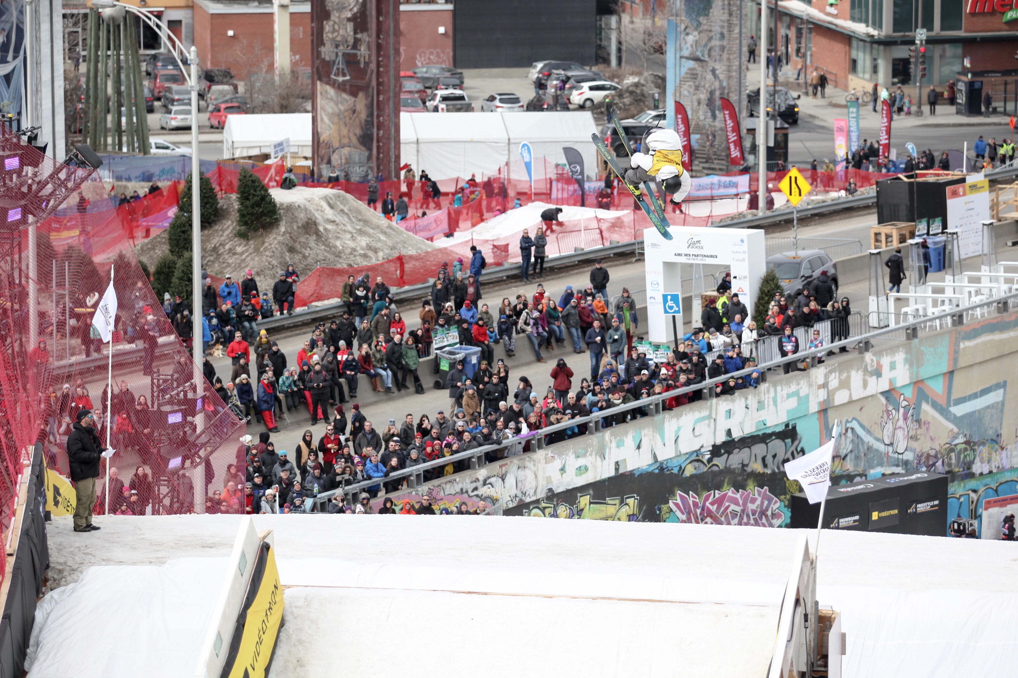 Freeskier in Quebec