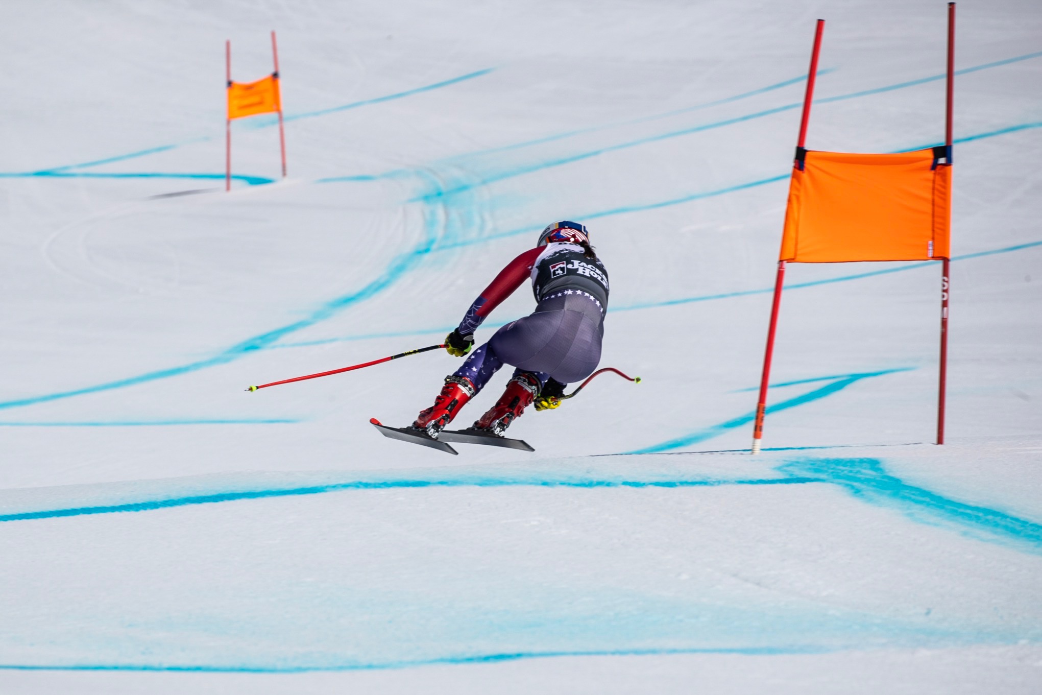 Breezy skiing speed