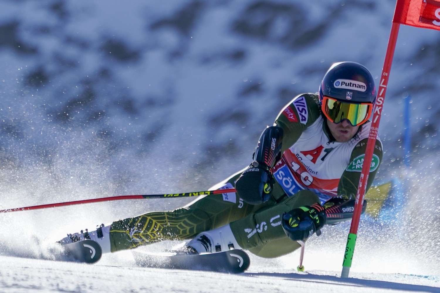 Ted Ligety was fifth in Sunday's FIS Ski World Cup opener in Soelden, Austria. (Getty/SEPA.Media - Martin Rauscher)
