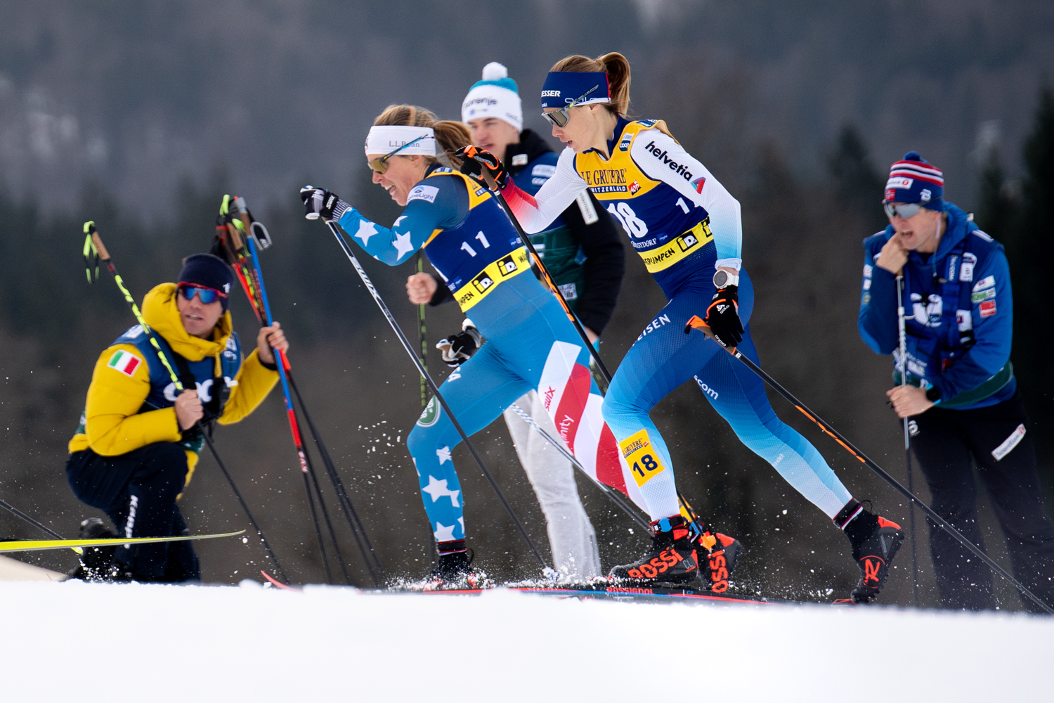 Rosie Brennan finished 16th in Sunday's FIS Cross Country World Cup. (U.S. Ski &amp; Snowboard - Sarah Brunson)