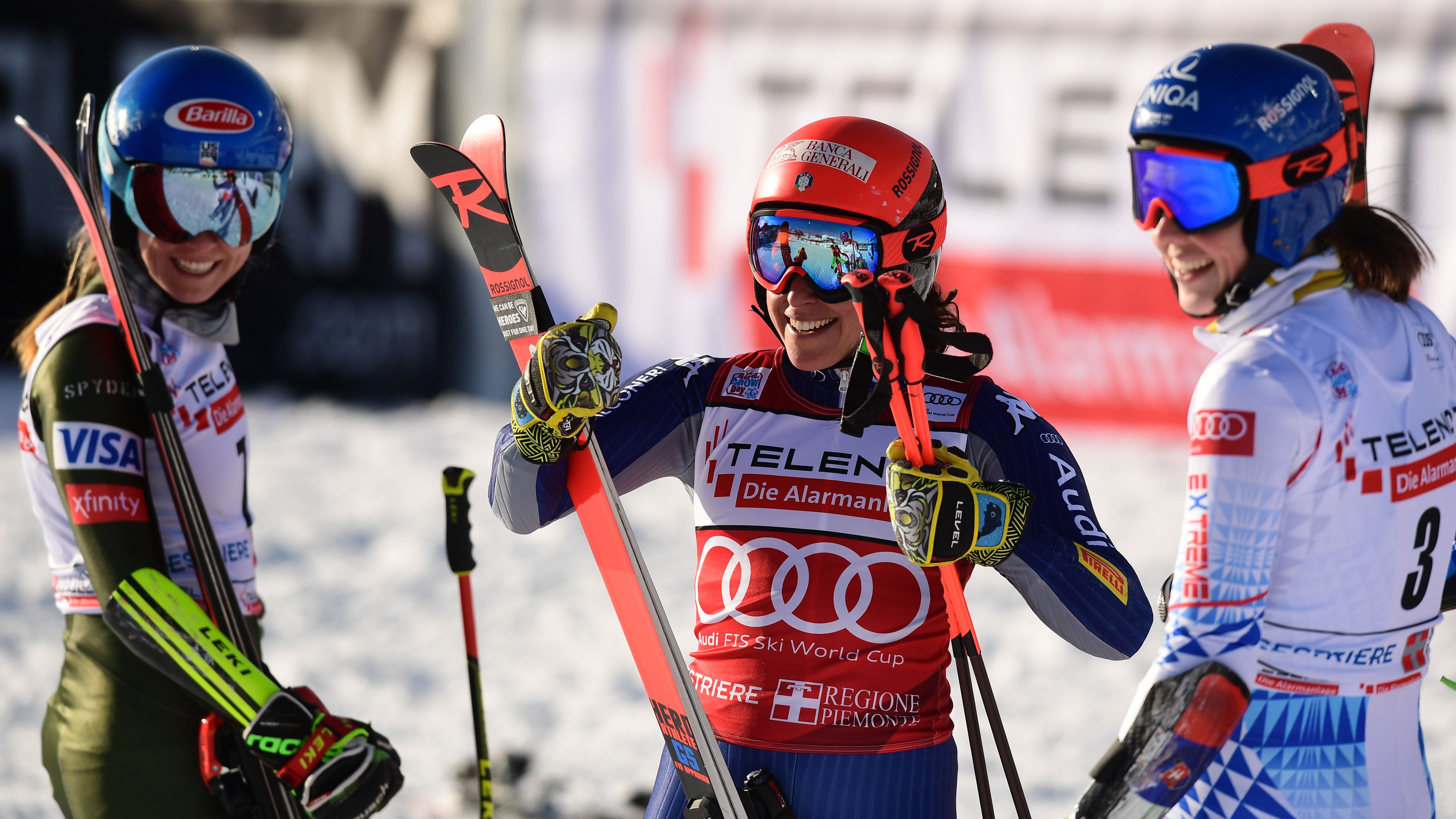 Mikaela Sestriere Giant Slalom
