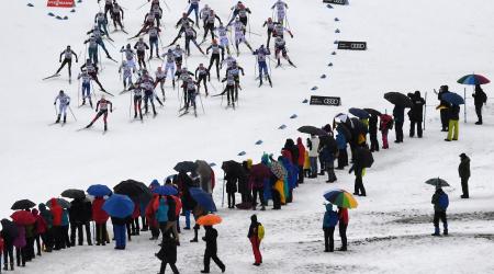 women's Tour de Ski start