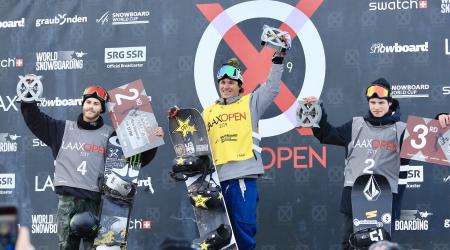 Corning on Podium