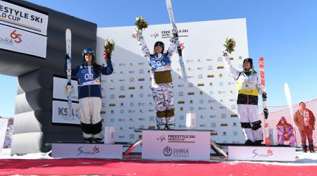Jaelin Kauf podium